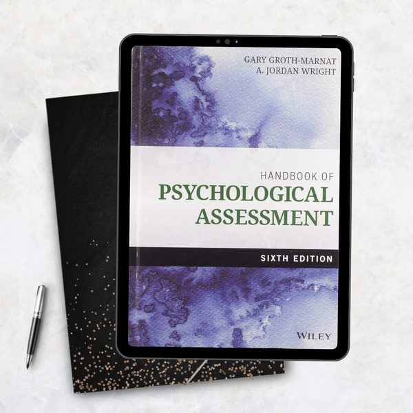 Handbook of Psychological Assessment 6th Edition Gary Groth